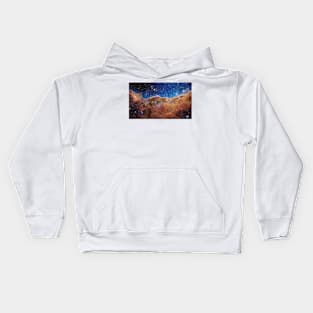 Open star cluster in Carina nebula, JWST image (C056/2352) Kids Hoodie